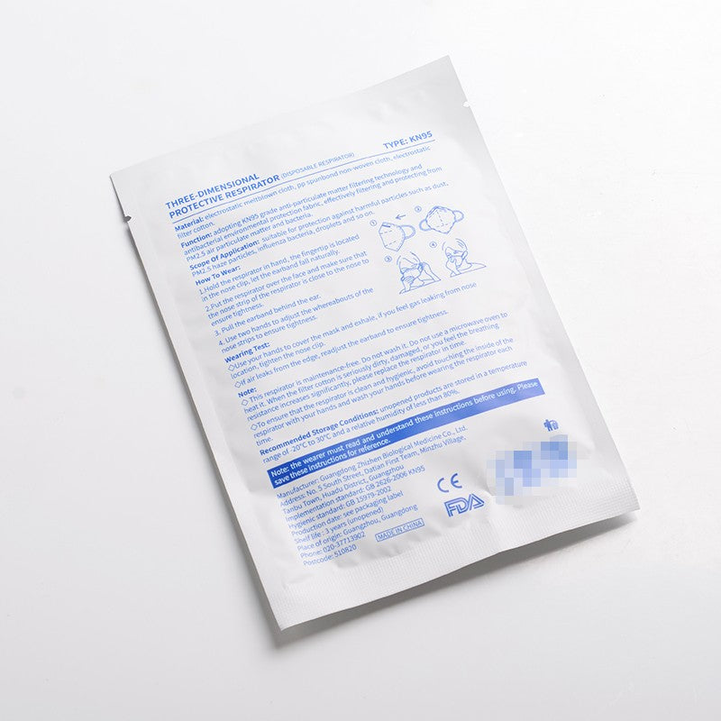 KN95 3D Protective Face Mask - Pack of 20 - Authentic Dr. Mfyan -Defence against bacteria/virus - Elle TENS Australia