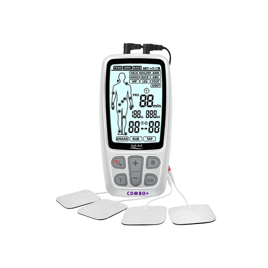 3-In-1 Combo PLUS - TENS, EMS & Massage with Body Mapping by Body Clock